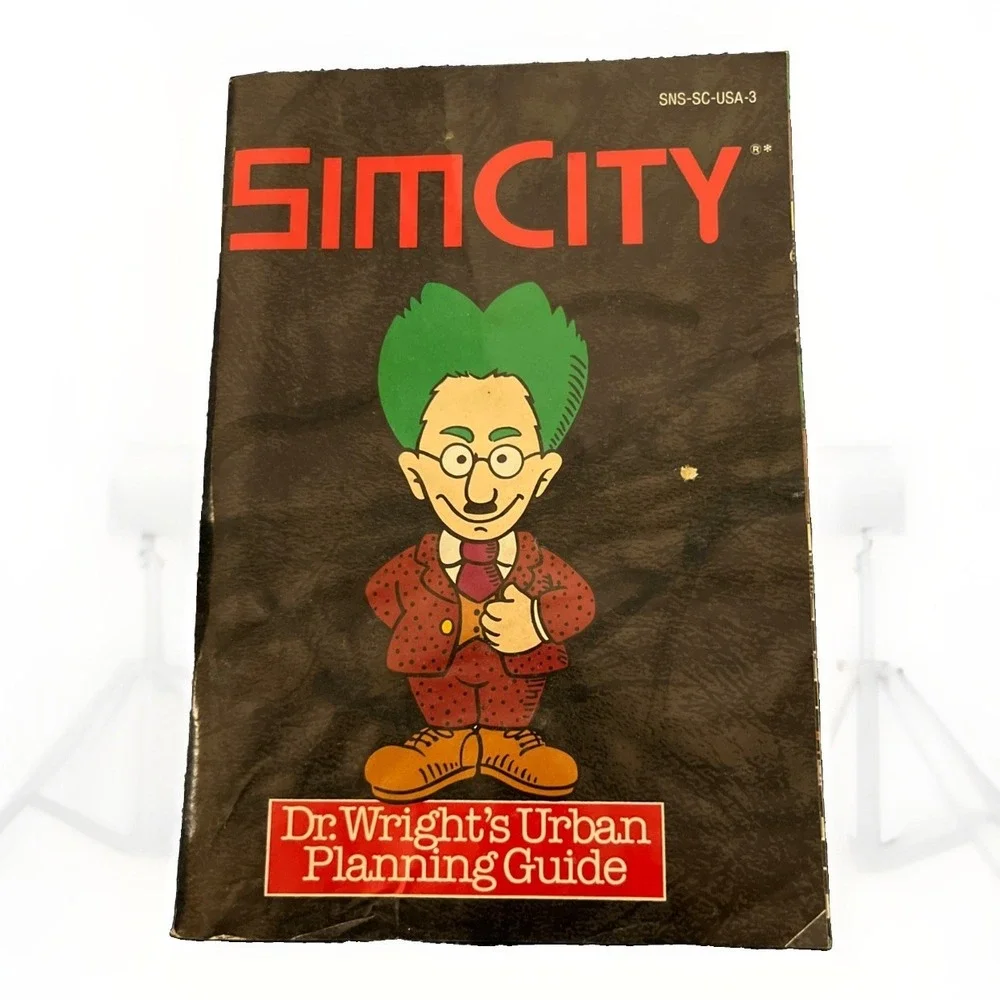1991 SimCity Sim City (Super Nintendo SNES) Complete in Box CIB